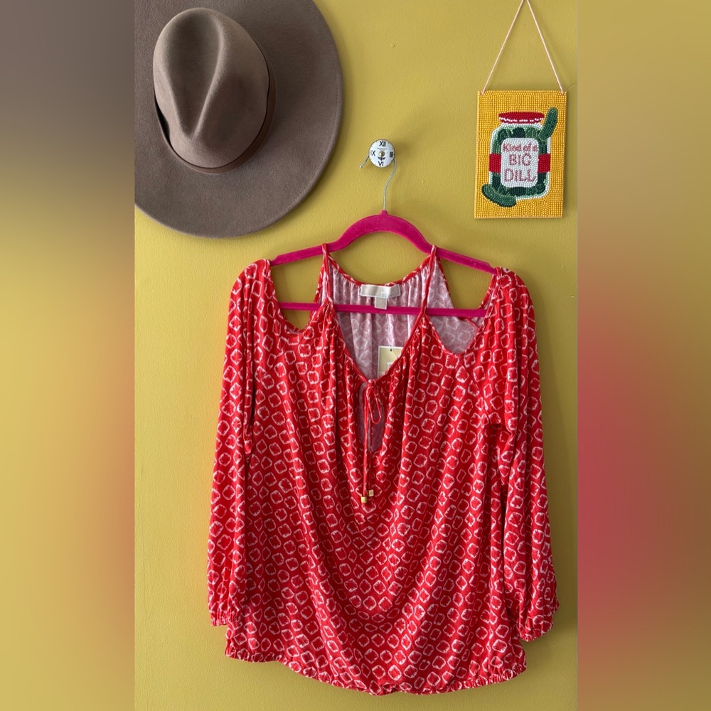 Michael Kors Open Shoulder Blouse